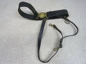 [*] genuine article! Japan navy :[.. for ]*. obi ( Sakura . Mark lack of )//Genuine!Japanese Navy:[For officers]*Sword belt