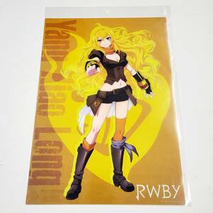 【新品】RWBY　ヤン・シャオロン②　A3クリアポスター　やん　小清水亜美　ルビー　るびー　氷雪帝国　モンティ・オウム【未開封・正規品】