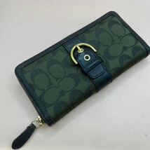 COACH コーチ 長財布 ラウンドファスナー 財布_画像2