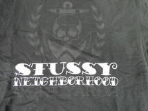 ☆ STUSSY×NEIGHBORHOOD BONEYARDS グラフィックTシャツ preshrunk cotton M ボーンヤーズ ステューシー×ネイバーフッド ＠送料520円_画像3