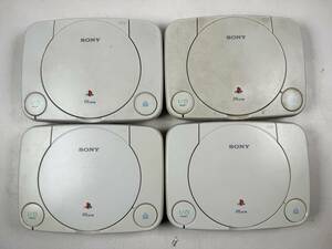 ♪【中古】PS one 本体 SCPH-100 4台 まとめ PlayStation プレステ PS 動作未確認 ジャンク @60(4)