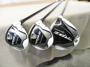 S)■TaylorMade テーラーメイド ドライバー/フェアウェイウッド RBZ ROCKETBALLZ FLEX:R ヘッドカバー付き ＃1.5.7 現状品＠170(04)