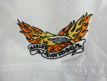 ☆ HARLEY DAVIDSON MOTORCYCLES 半袖 ワークシャツ COTTON COMBED XL ハーレーダビッドソン ＠送料520円_画像5