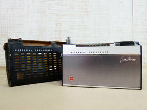 National National RF-600 AM/FM radio that time thing * electrification OK Junk @ postage 520 jpy (4)