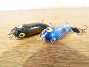 【USED!HEDDON スイッシャー２個セット TINY TORPEDO★ヘドン/ティニートーピード/タイニー/バス釣り ※現状品＠送料520円（4）】