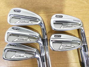 ■Titleist タイトリスト アイアン/ウェッジ 5本セット AP2 FORGED スチールシャフト ＃6～9.P 現状品＠140(05)