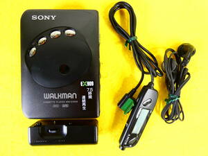 SONY Sony WM-EX909 WALKMAN портативный кассетная магнитола звук оборудование аудио * Junk / электризация OK! @ стоимость доставки 520 иен (5)