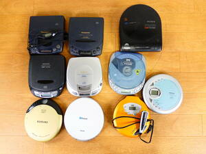 ^ portable CD player 10 pcs together Panasonic / Aiwa etc. * junk @80