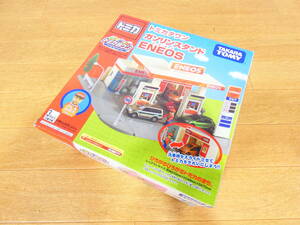 * unopened Takara Tommy Tomica Tomica Town gasoline stand ENEOS(e Neos ) 2008 year pra Kids attached W270×H148×D270mm @80(5)