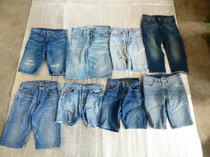 S)* LEVI'S set sale Denim pants short bread shorts 8 pieces set Levi's @100