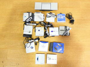 ^ portable MD player together 14 pcs Sony / Panasonic / sharp etc. * junk @60 (5)