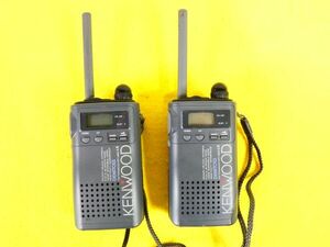 KENWOOD Kenwood special small electric power transceiver DEMITOSS UBZ-L5 2 pcs amateur radio * electrification OK Junk @ postage 520 jpy (4)