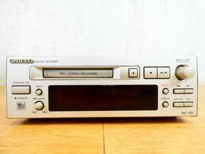 S) ONKYO Onkyo MD-105 MD recorder sound equipment audio * present condition delivery / record repeated OK! @80 (4)