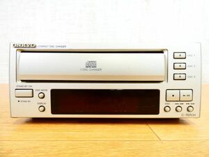 S) ONKYO オンキョー INTEC205 | 3CDデッキ C-707CH 音響機器 オーディオ ※ジャンク/通電OK！ @80 (4)