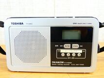 TOSHIBA 東芝 TY-SHR3 ty-shr3 FM AM SW ポータブルラジオ NIKKEI 3バンド 3バンドラジオ ＠60(5)_画像2