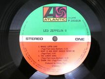 S) LED ZEPPELIN レッド・ツェッペリン 「 LED ZEPPELIN Ⅱ 」 LPレコード 帯付き P-10101A @80 (Z-21)_画像8