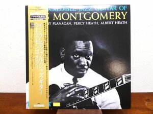 S) WES MONTGOMERY ウェス・モンゴメリー「 THE INCREDIBLE JAZZ GUITAR OF WES MONTGOMERY 」 LPレコード 帯付き VIJJ-30014 @80 (J-26)