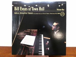S) BILL EVANS TRIO ビル・エヴァンス「 Bill Evans at Town Hall Volume One 」 LPレコード US盤 V6-8683 ※VAN刻印 @80 (J-15)