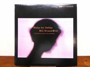 S) BILL EVANS TRIO ビル・エヴァンス「 WALTZ FOR DEBBY 」 LPレコード US盤 OJC-210 @80 (J-14)