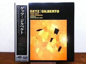 S) STAN GETZ スタン・ゲッツ 「 Getz / Gilberto 」 LPレコード 帯付き MV 2099 @80 (J-12)