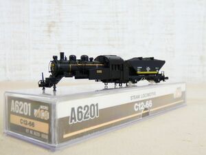 MICRO ACE micro Ace A6201 C12-66 steam locomotiv N gauge railroad model * parts lack of operation not yet verification @ postage 520 jpy (5-7)