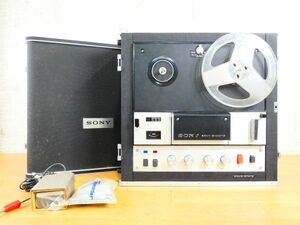 SONY TAPECORDER TC-365 Sony open reel deck tape recorder audio equipment * electrification OK Junk @120(5)