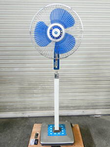 S) SANYO Sanyo electric fan EF-8PF type 3 sheets wings root large stand fan Showa Retro ② @260(5)