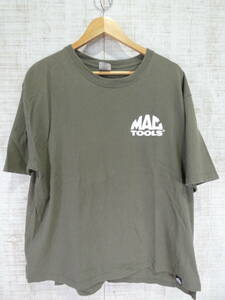 ☆ MAC TOOLS ロゴTシャツ コットン カーキ M マックツール ＠送料520円