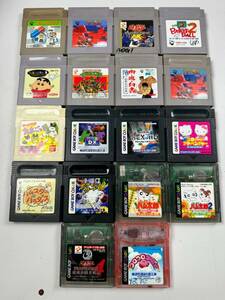 ♪【中古】Nintendo GAME BOY ソフト 18本 まとめ 任天堂 ゲームボーイ 動作未確認 ジャンク ＠送料520円(5)