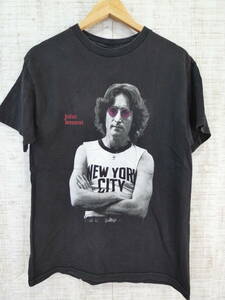 ☆ TENNESSEE RIVER John Lennon ジョン レノン グラフィックTシャツ コットン M テネシーリバー ＠送料520円