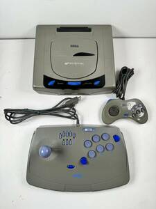 ♪【中古】SEGA SATURN 本体 バーチャスティック まとめ HST-3200 HSS-0104 セガ サターン 動作未確認 ジャンク ＠80(5)