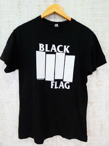 ☆ BLACK FLAG バンドTシャツ コットン M ブラックフラッグ ＠送料520円