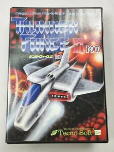 ![ used ]SEGA MEGA DRIVE box instructions attaching soft Thunder force Ⅱ Sega Mega Drive cassette operation not yet verification @ postage 520 jpy (5)