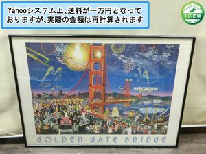 【YF-0941】ジグソーパズル GOLDEN GATE BRIDGE ゴールデン ゲート ブリッジ メラニー・ケント 東京引取可【千円市場】