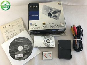 【D-1790】SONY ソニー サイバーショット DSC-W350 コンパクトデジタルカメラ 充電器 メモリーカード 付き 現状品【千円市場】