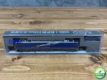 【T3-0209】Nゲージ KATO 関水金属 3065 EF510 500 北斗星色 ブルートレイン ケース付き N-GAUGE 鉄道模型 東京引取可【千円市場】_画像1