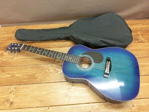 【WB-0442】TINY BOY アコースティックギター SF-2 ミニギター アコギ ブルー系 現状品 東京引取可【千円市場】