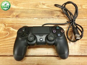 【T3-0102】SONY ソニー Playstation4 ワイヤレスコントローラー CUH-ZCT1J 通電確認済 現状品 東京引取可【千円市場】