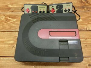 [W5-0145]SHARP sharp AN-500B twin Famicom видеоигра retro игра машина текущее состояние товар Tokyo самовывоз возможно [ тысяч иен рынок ]