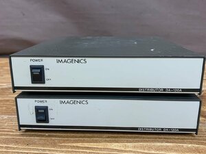 [HV-0389]IMAGENICS DA-120A Composite image sound distributor 2 pcs. set electrification only verification used Tokyo pickup possible [ thousand jpy market ]