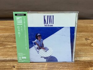 【YI-1446】美品 帯付き CD 松本典子 KIWI キィウィ KIWI PARADISE DELICATE SHADOW'86 東京引取可 現状品【千円市場】