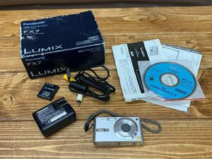 【N-6189】Panasonic LUMIX DMC-FX7 コンパクト デジタルカメラ 付属品付き ジャンク 東京引取可【千円市場】