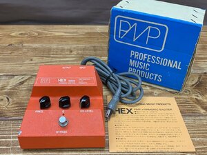 【N-6209】PMP HEX E828 HARMONIC EXCITER エフェクター エレキギター エキサイター 音響機器 現状品 東京引取可【千円市場】