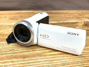 【W5-0295】HDR-CX485 SONY ソニー ハンディカム デジタルHDビデオカメラレコーダー 通電確認済 現状品 東京引取可【千円市場】