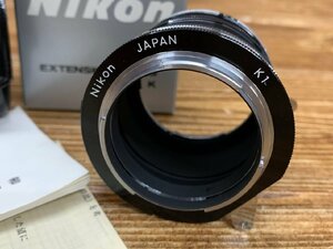 【WL-0241】Nikon ニコン 中間リング EXTENSION RINGS MODEL K エクステンションリング 外箱付 東京引取可【千円市場】