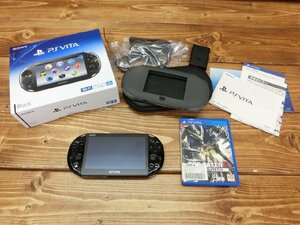 [Y-0057]SONY PlayStation VITA PlayStation Vita PSVita body black black PCH-2000 the first period . settled Sony present condition goods [ thousand jpy market ]