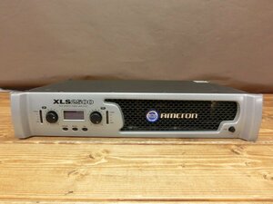 [OY-3386]1 jpy ~ Amcron power amplifier XLS2500 electrification verification settled body only amk long Tokyo pickup possible present condition goods [ thousand jpy market ]