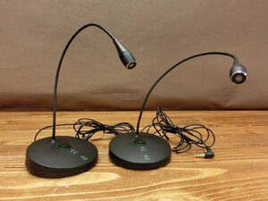 [OY-3403]audio-technica stand microphone AT9930 2 piece set present condition goods Tokyo pickup possible [ thousand jpy market ]