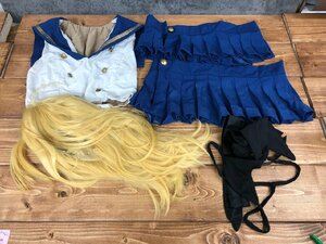 [W5-0397] Kantai collection .. this comb ..... island manner . sickle kama . wig attaching set costume play clothes present condition goods including in a package possible [ thousand jpy market ]