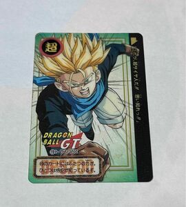 ドラゴンボールGT トランクス クリアカード 激レア キラ 美品 カードダス 週末までSALE